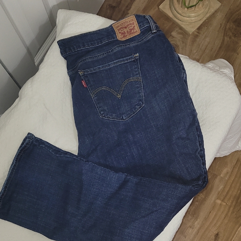 Levi's Men's Dark Blue Straight Jeans